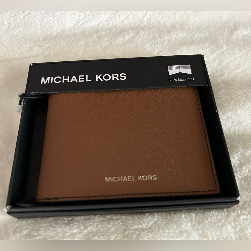 🔥 Michael Kors Andy slim Mens billfold leather wallet (New with Tags)🔥